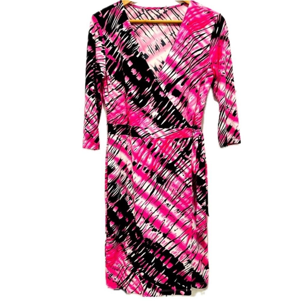 Sz.S/M-Printed Wrap Dress